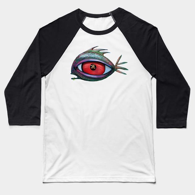 Scuba Surprise Baseball T-Shirt by Lefrog